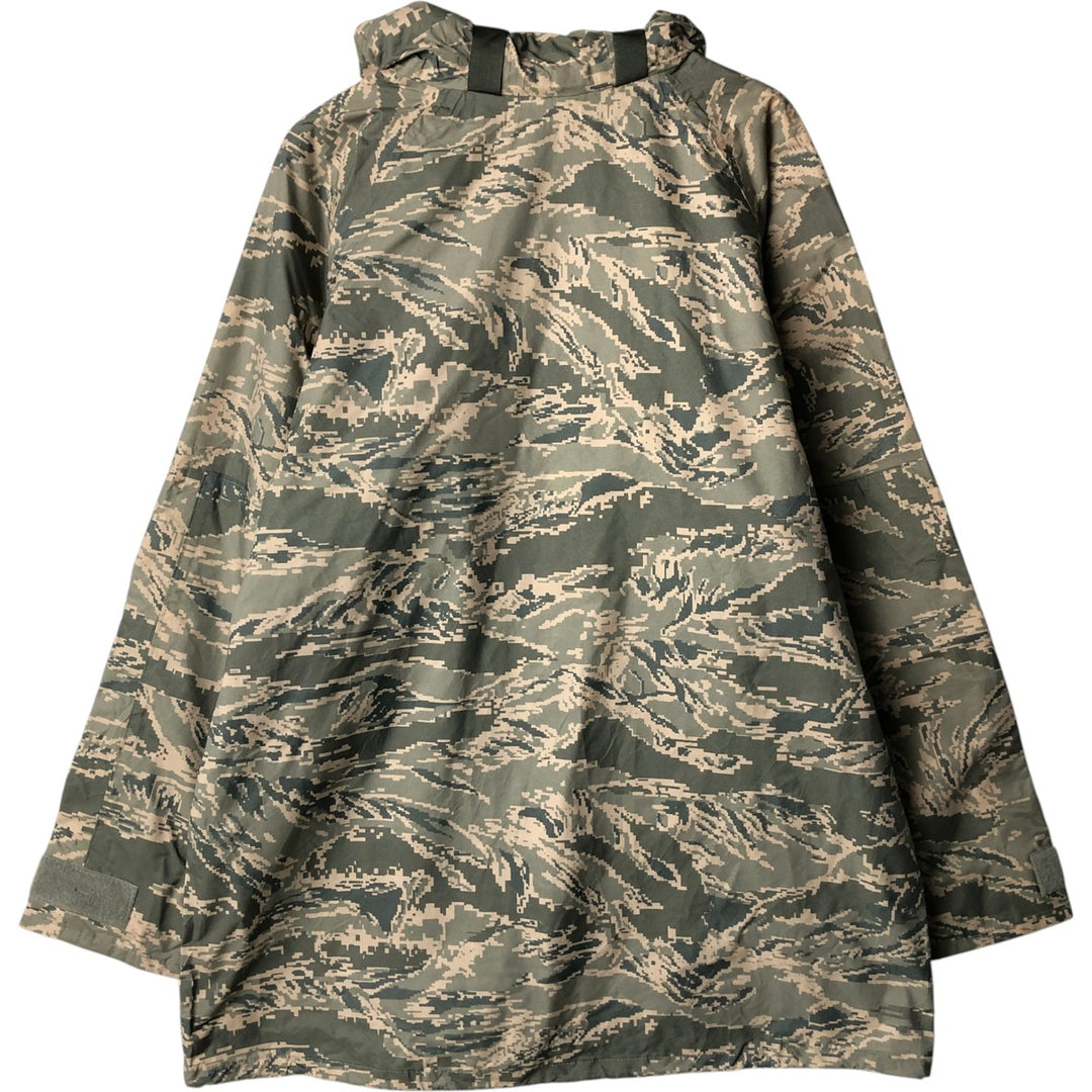 Authentic 2000'S US military ABU Digital Tiger Camo rain jacket, made in the USA, size X-Small (men's size XS). unclear gray type Vintage Second Hand