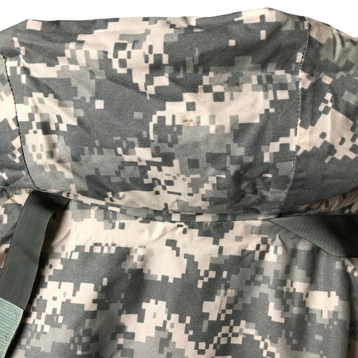 Authentic 2000'S US Military Camouflage Pattern ACU Digital Camo Military Rain Parka, Made in USA, Large, Men's Size L unclear Khaki type Vintage Second Hand