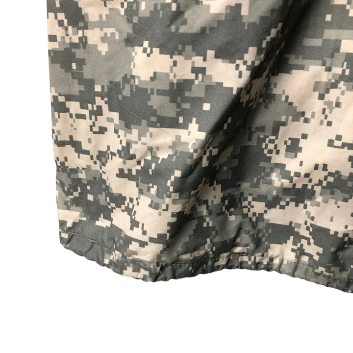 Authentic 2000'S US Military Camouflage Pattern ACU Digital Camo Military Rain Parka, Made in USA, Large, Men's Size L unclear Khaki type Vintage Second Hand