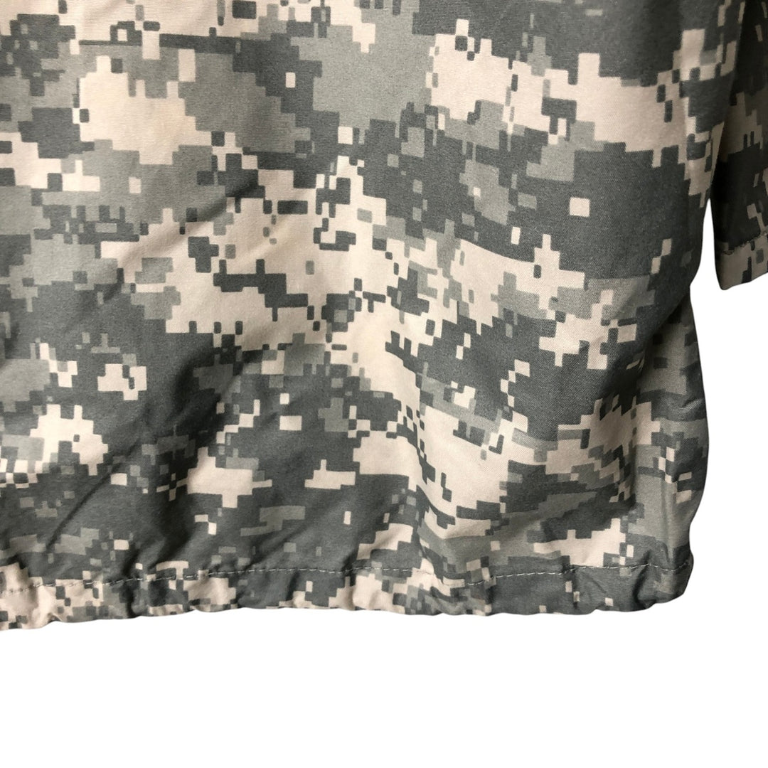 Authentic 2000'S US Military Camouflage Pattern ACU Digital Camo Military Rain Parka, Made in USA, Large, Men's Size L unclear Khaki type Vintage Second Hand
