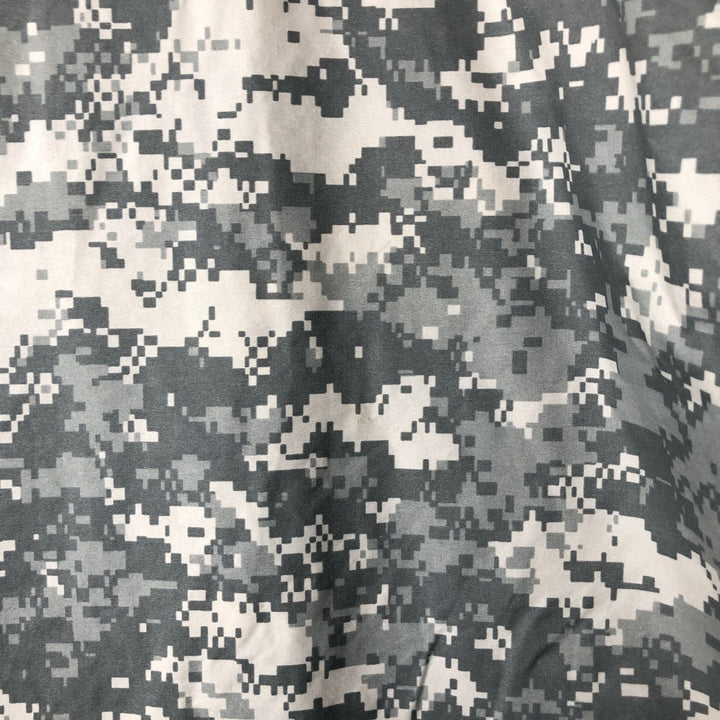 Authentic 2000'S US Military Camouflage Pattern ACU Digital Camo Military Rain Parka, Made in USA, Large, Men's Size L unclear Khaki type Vintage Second Hand
