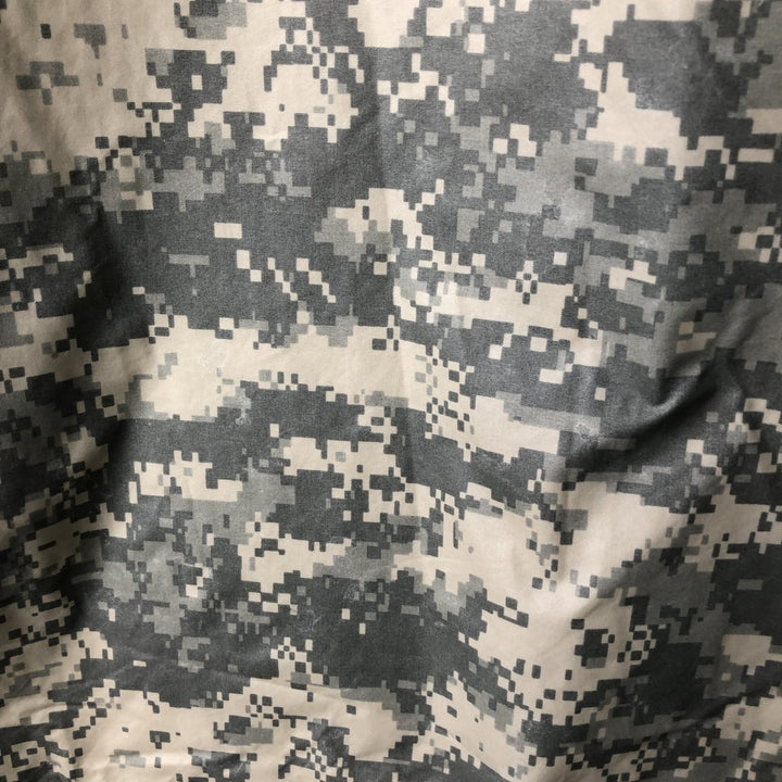Authentic 2000'S US Military Camouflage Pattern ACU Digital Camo Military Rain Parka, Made in USA, Large, Men's Size L unclear Khaki type Vintage Second Hand