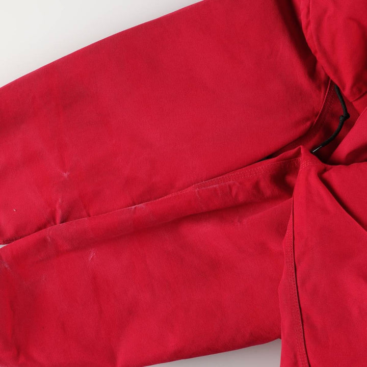 00'S Carhartt Active Jacket Duck Full Zip Parka Men's L size cotton red type Vintage Second Hand