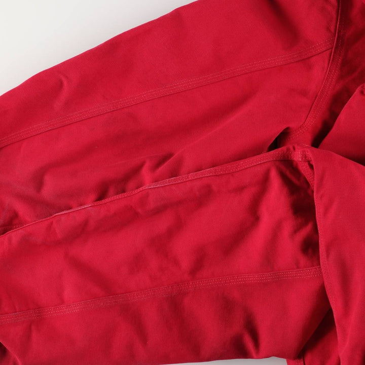 00'S Carhartt Active Jacket Duck Full Zip Parka Men's L size cotton red type Vintage Second Hand