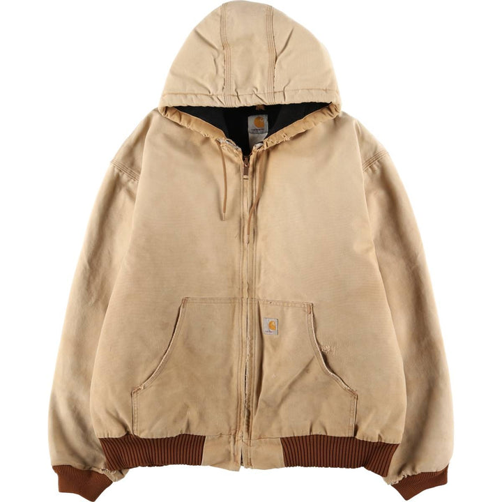 Big size Carhartt Active Jacket Duck Full Zip Parka Men's XXXL equivalent unclear Beige type Vintage Second Hand
