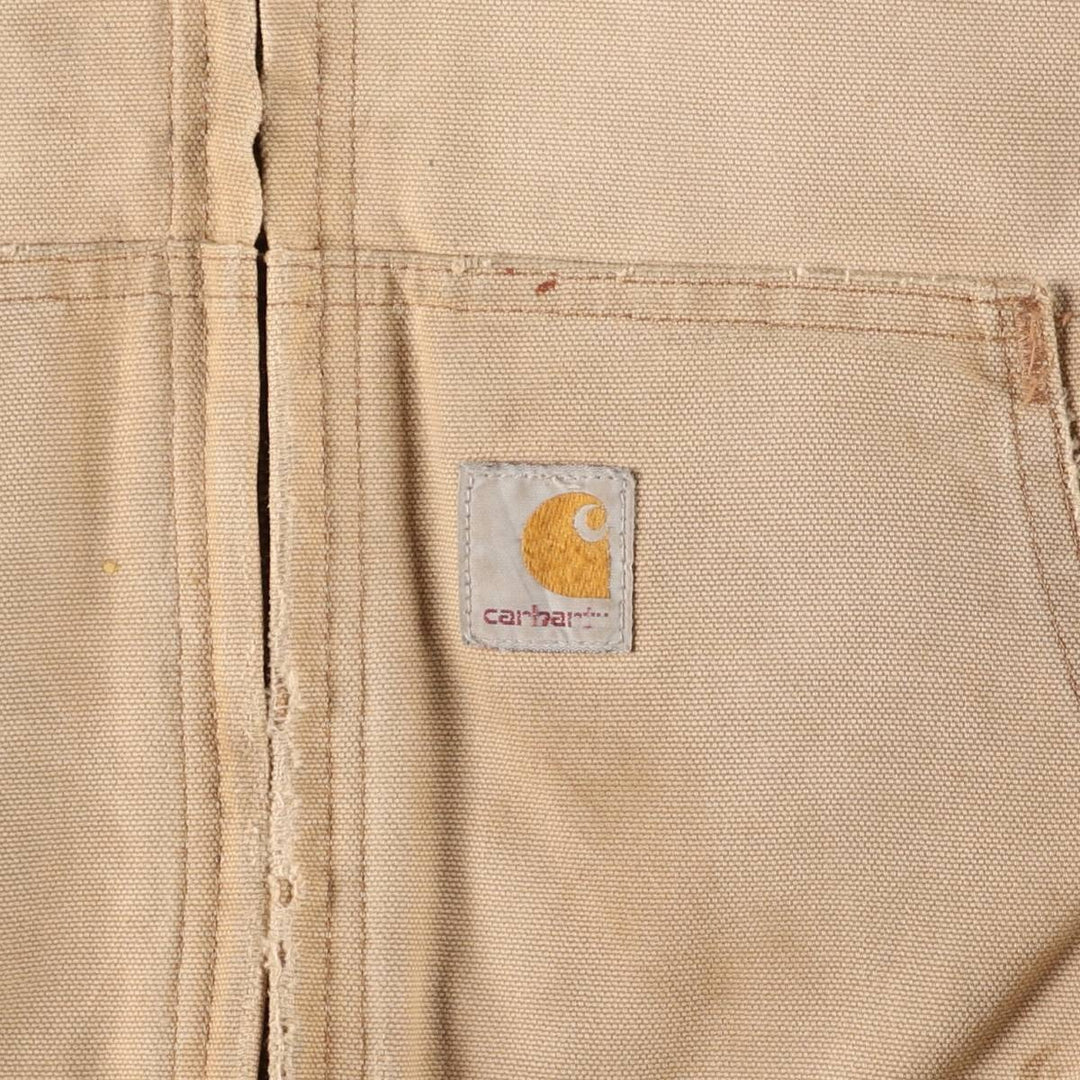Big size Carhartt Active Jacket Duck Full Zip Parka Men's XXXL equivalent unclear Beige type Vintage Second Hand