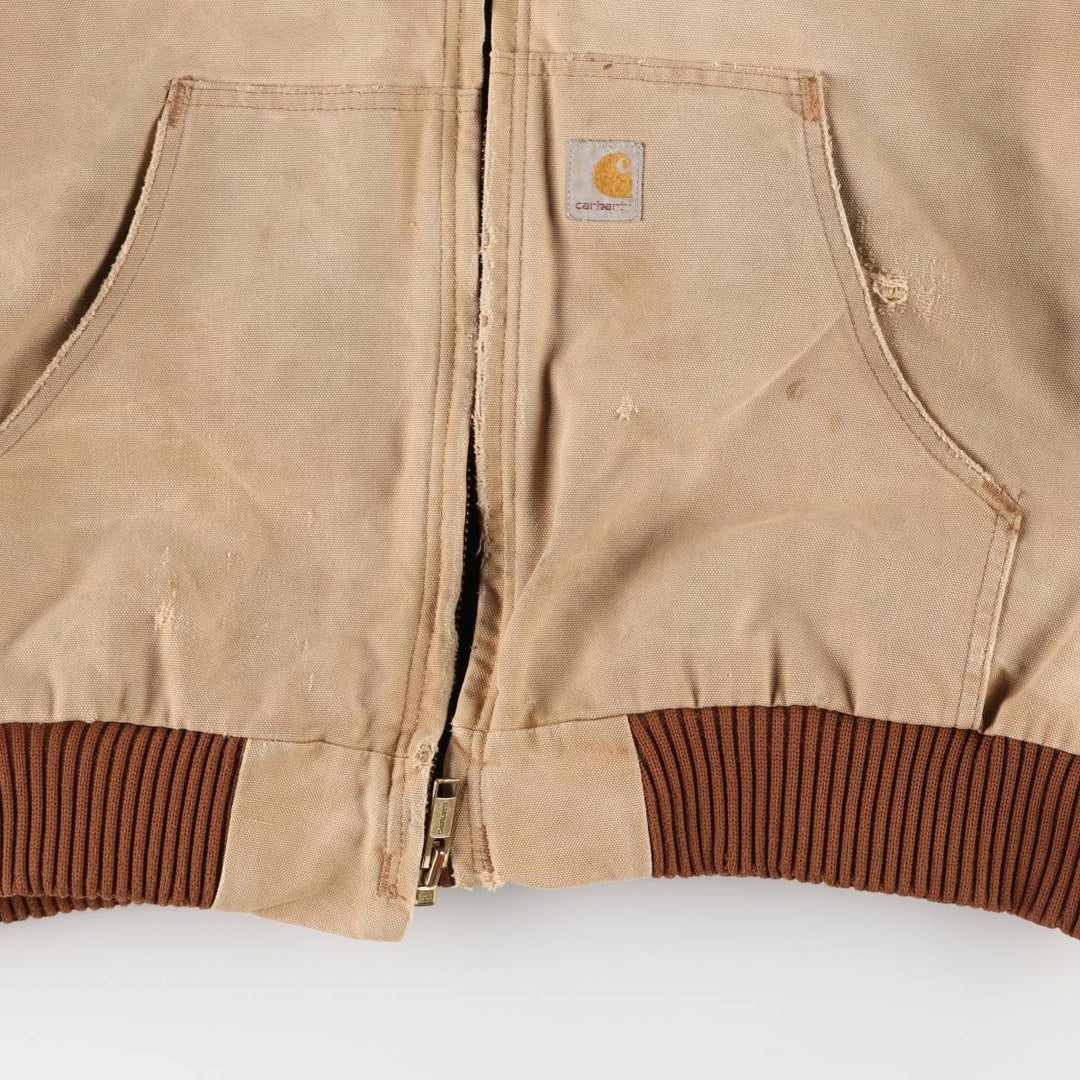 Big size Carhartt Active Jacket Duck Full Zip Parka Men's XXXL equivalent unclear Beige type Vintage Second Hand