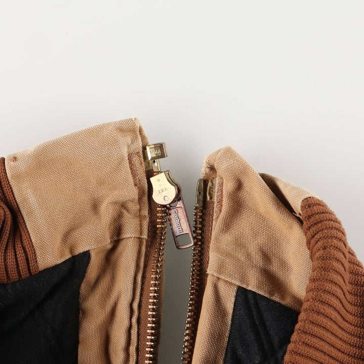 Big size Carhartt Active Jacket Duck Full Zip Parka Men's XXXL equivalent unclear Beige type Vintage Second Hand
