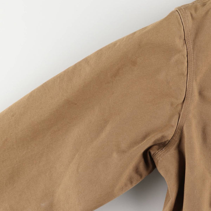 Carhartt Active Jacket Duck Full Zip Hoodie Men's XXL unclear Beige type Vintage Second Hand