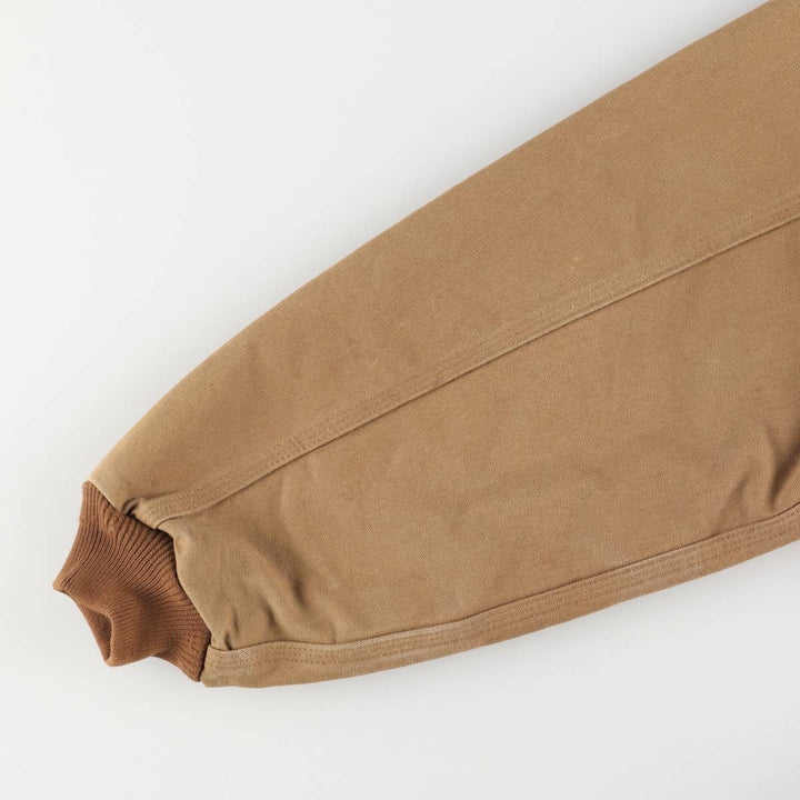 Carhartt Active Jacket Duck Full Zip Hoodie Men's XXL unclear Beige type Vintage Second Hand