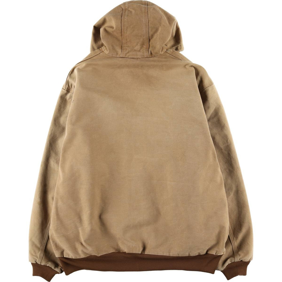 Carhartt Active Jacket, Duck Full-Zip Hoodie, Men's Size XXXXL unclear Beige type Vintage Second Hand