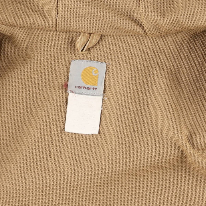 Carhartt Active Jacket, Duck Full-Zip Hoodie, Men's Size XXXXL unclear Beige type Vintage Second Hand