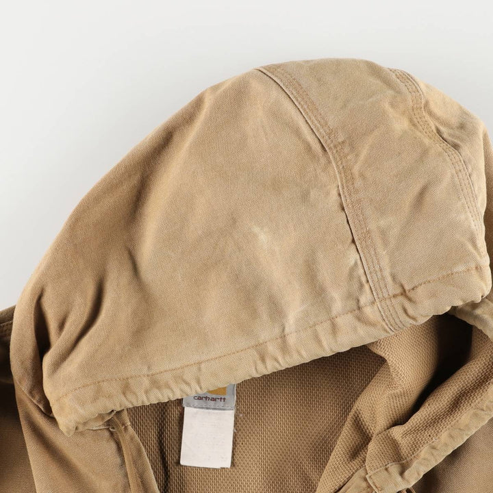 Carhartt Active Jacket, Duck Full-Zip Hoodie, Men's Size XXXXL unclear Beige type Vintage Second Hand