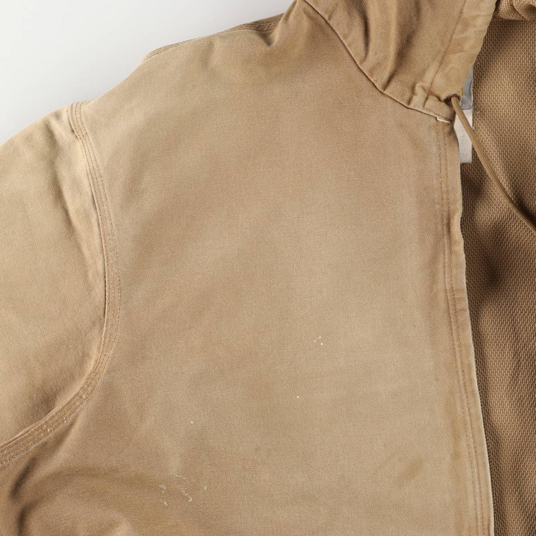 Carhartt Active Jacket, Duck Full-Zip Hoodie, Men's Size XXXXL unclear Beige type Vintage Second Hand