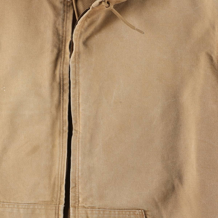 Carhartt Active Jacket, Duck Full-Zip Hoodie, Men's Size XXXXL unclear Beige type Vintage Second Hand