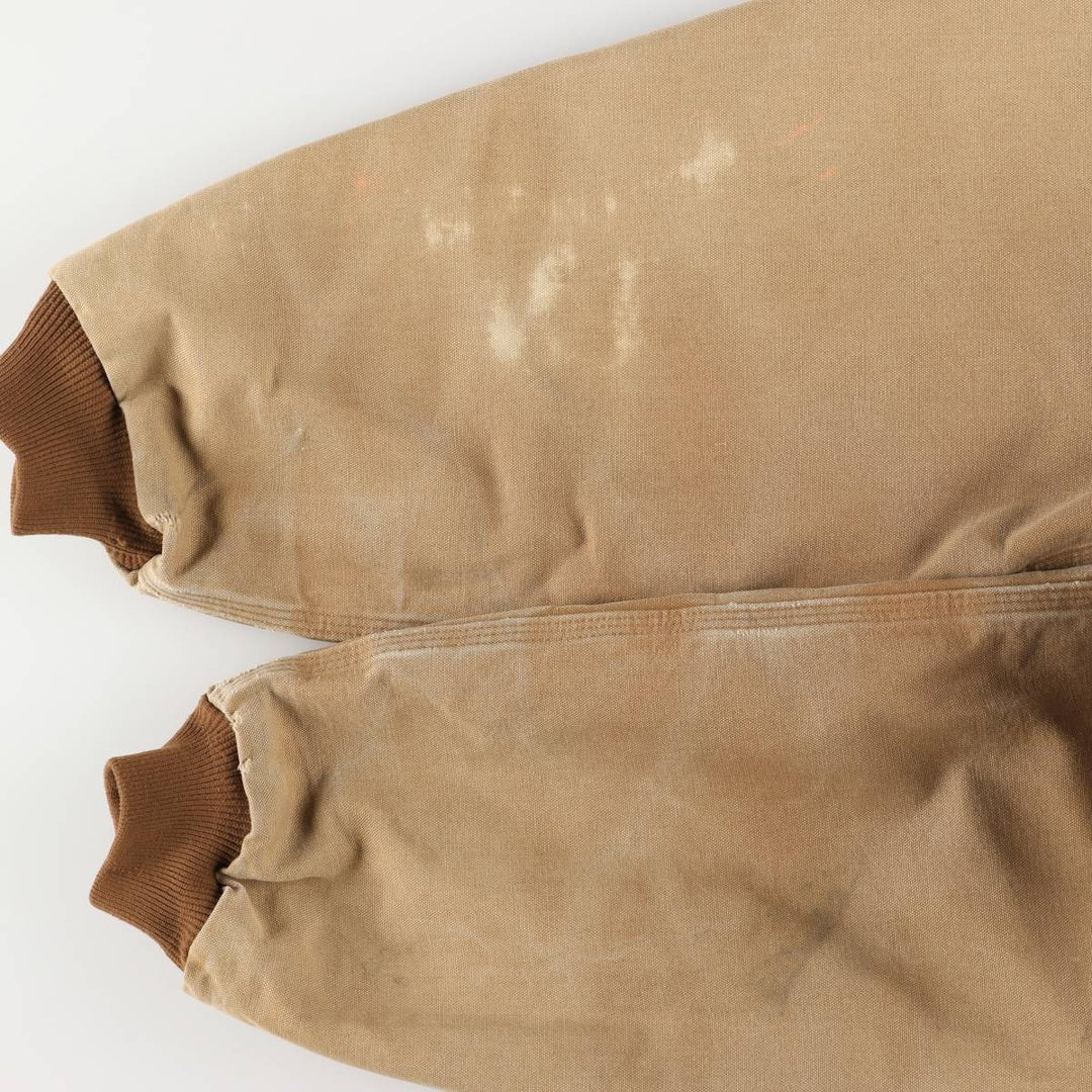 Carhartt Active Jacket, Duck Full-Zip Hoodie, Men's Size XXXXL unclear Beige type Vintage Second Hand
