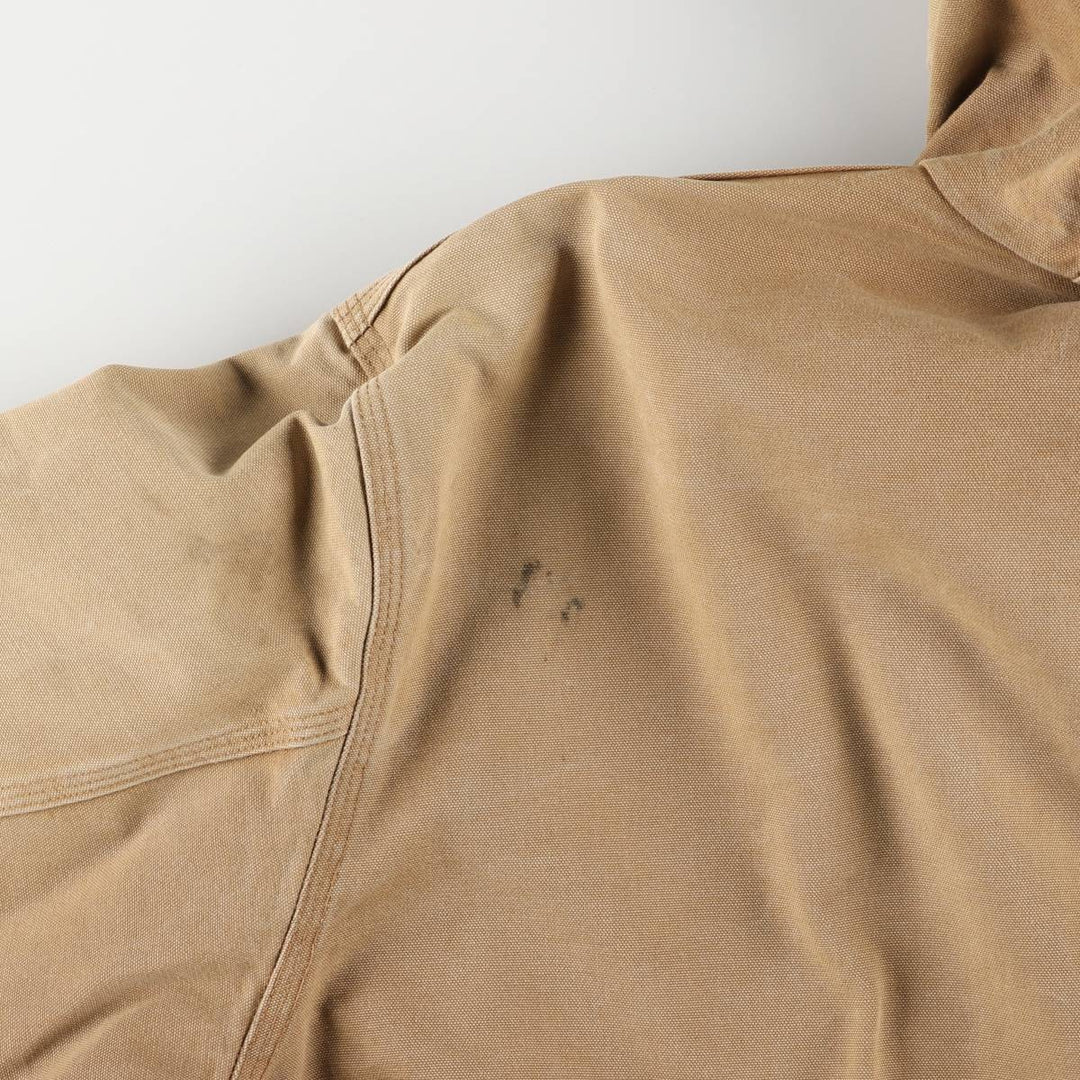 Carhartt Active Jacket, Duck Full-Zip Hoodie, Men's Size XXXXL unclear Beige type Vintage Second Hand