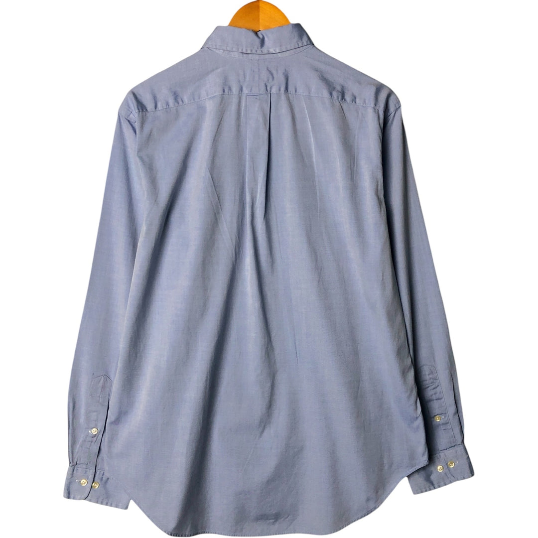 Ralph Lauren Classic Fit Long Sleeve Button Down Shirt, Men's Size L cotton Blue type light blue Vintage Second Hand