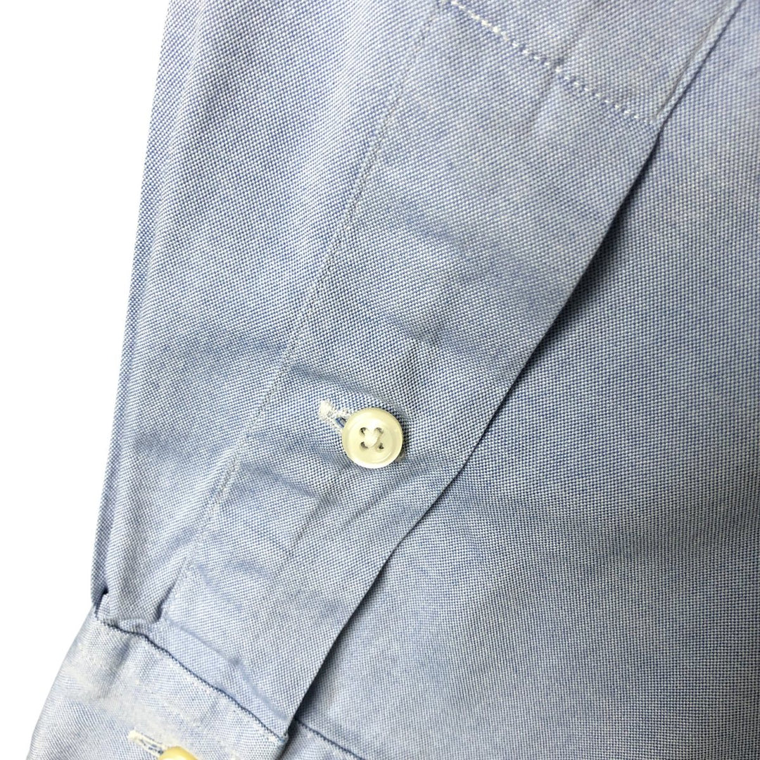 Ralph Lauren Classic Fit Long Sleeve Button Down Shirt, Men's Size L cotton Blue type light blue Vintage Second Hand