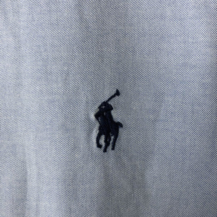 Ralph Lauren Classic Fit Long Sleeve Button Down Shirt Men's XL cotton Blue type light blue Vintage Second Hand