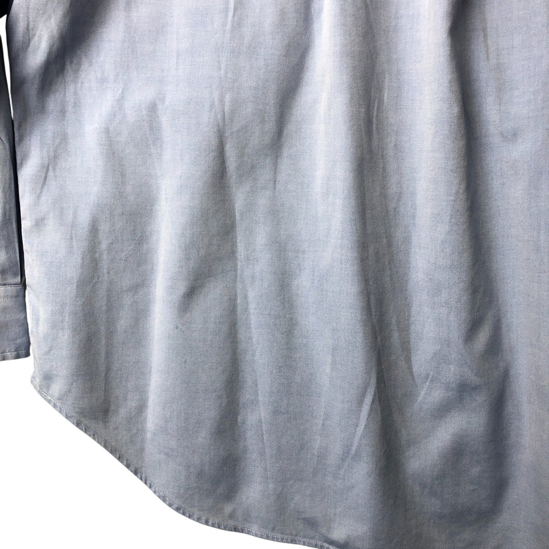 Ralph Lauren Classic Fit Long Sleeve Button Down Shirt Men's XL cotton Blue type light blue Vintage Second Hand