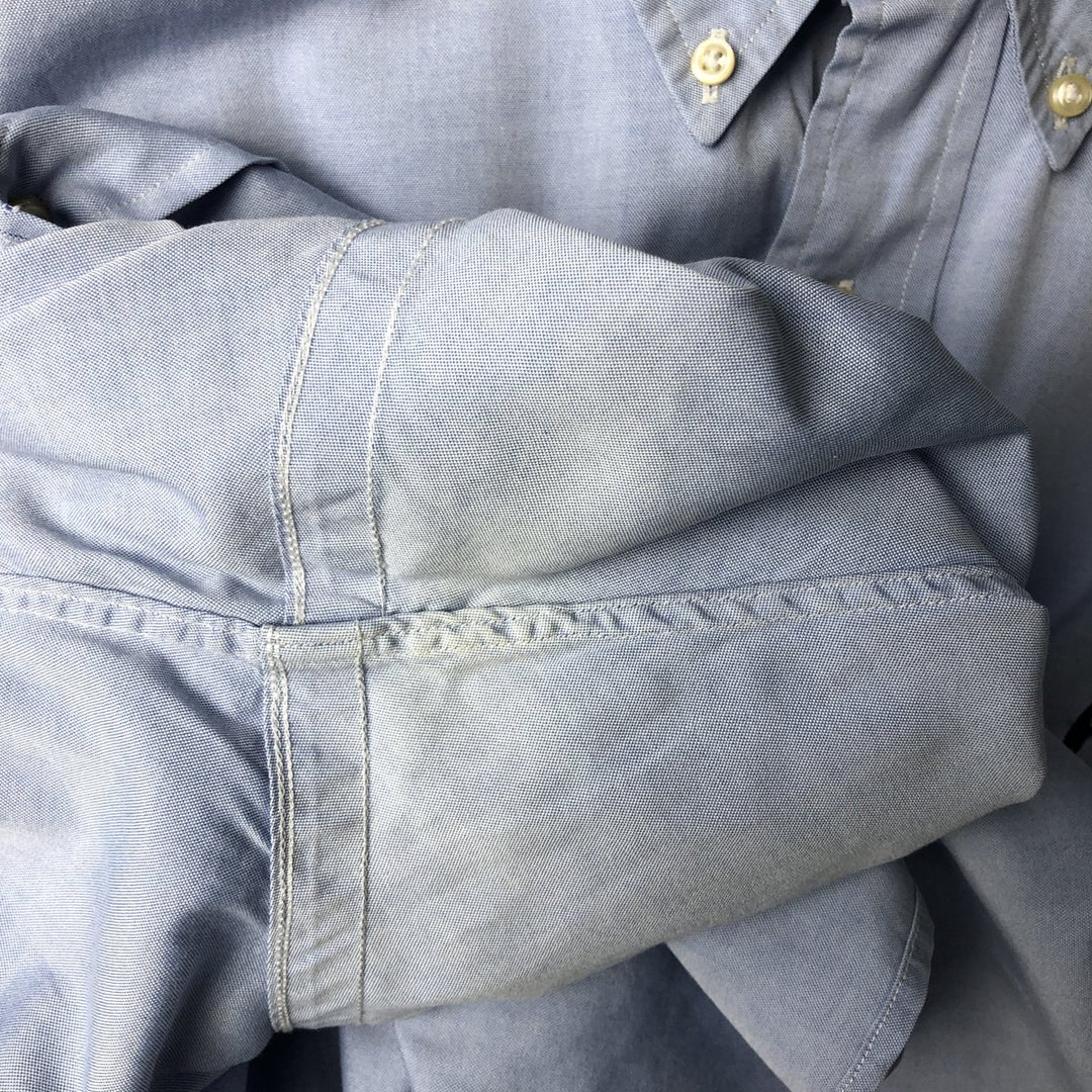 Ralph Lauren Classic Fit Long Sleeve Button Down Shirt Men's XL cotton Blue type light blue Vintage Second Hand