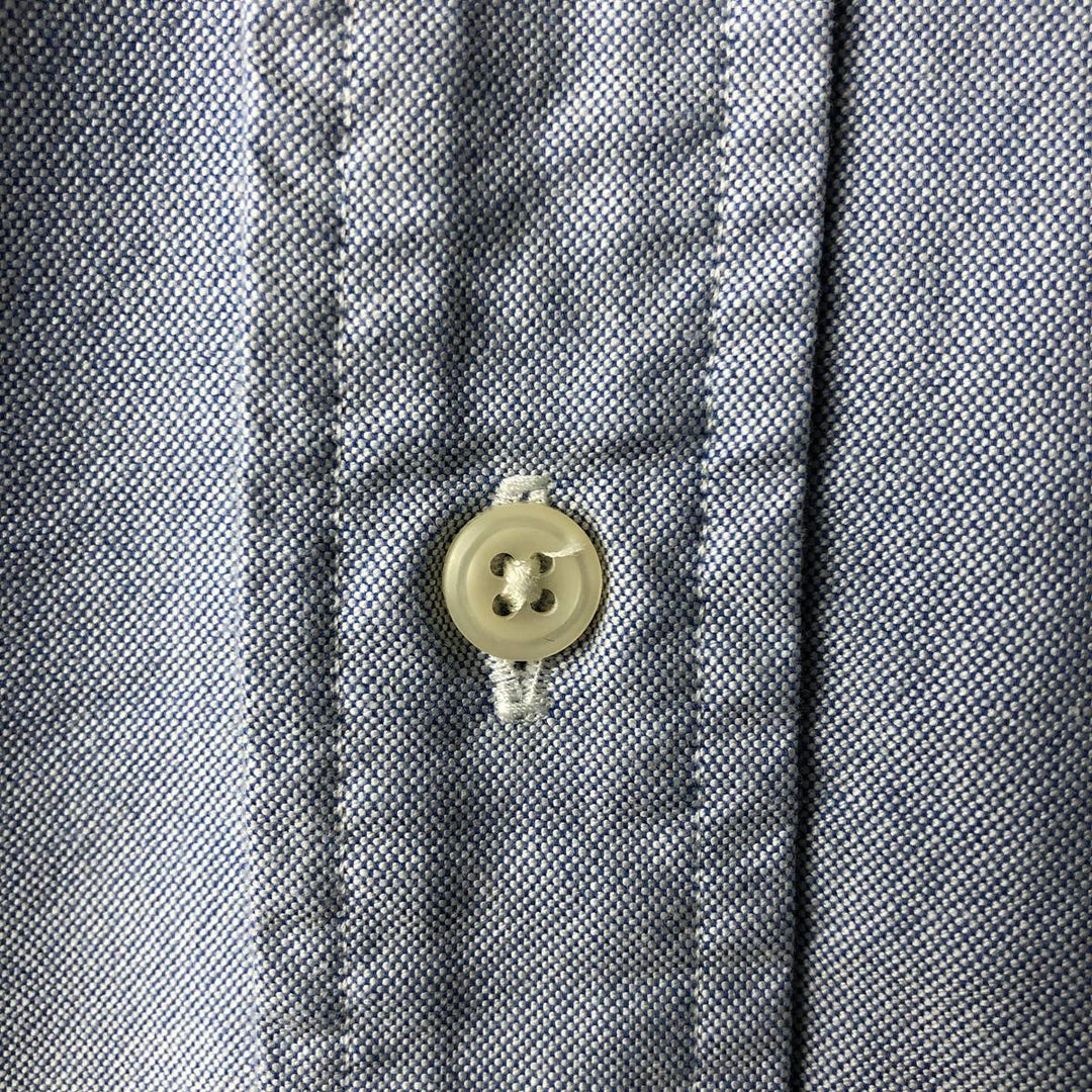 Ralph Lauren YARMOUTH long sleeve button down shirt, men's XL size cotton Blue type light blue Vintage Second Hand