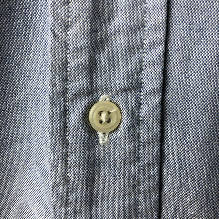 Ralph Lauren YARMOUTH long sleeve button down shirt, men's XL size cotton Blue type light blue Vintage Second Hand