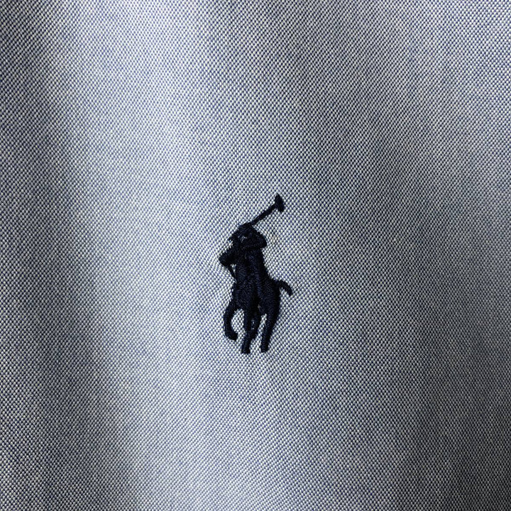 Ralph Lauren Classic Fit long sleeve button down shirt, men's size M cotton Blue type light blue Vintage Second Hand