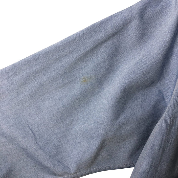 Ralph Lauren Classic Fit long sleeve button down shirt, men's size M cotton Blue type light blue Vintage Second Hand
