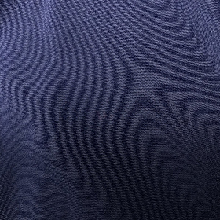 Ralph Lauren long sleeve button down shirt, men's size L cotton navy blue type Vintage Second Hand