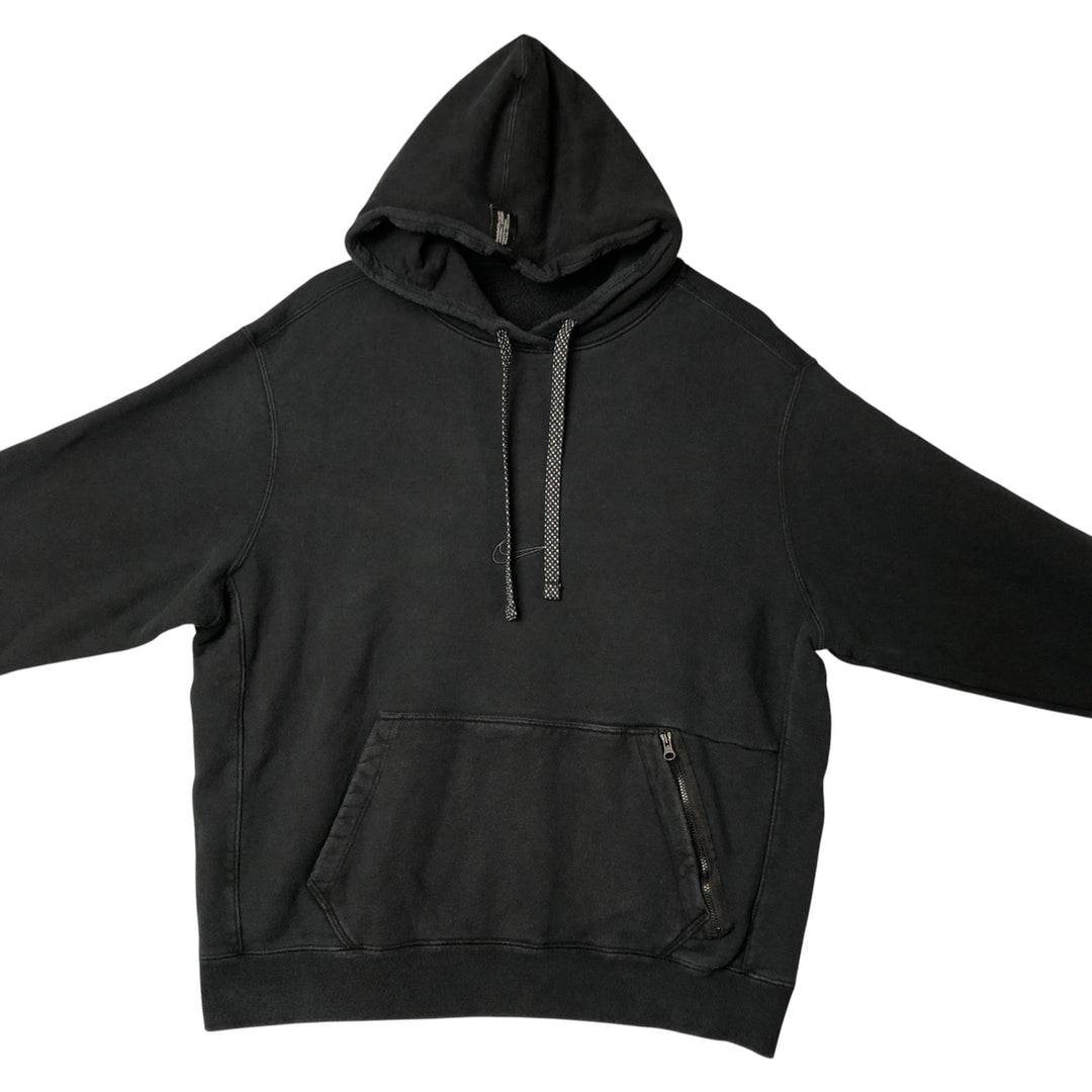 Nike Sweat Pullover Hoodie, Men's Size L cotton black type Vintage Second Hand