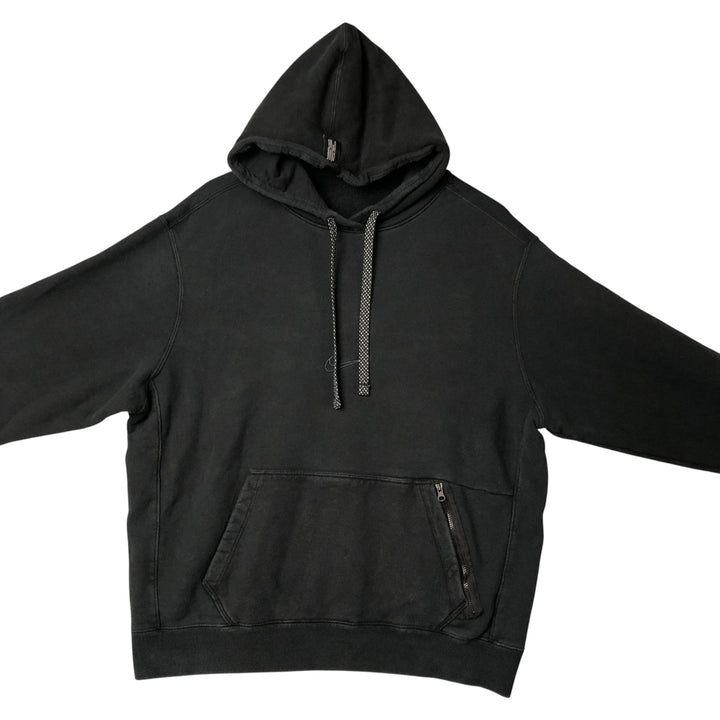 Nike Sweat Pullover Hoodie, Men's Size L cotton black type Vintage Second Hand