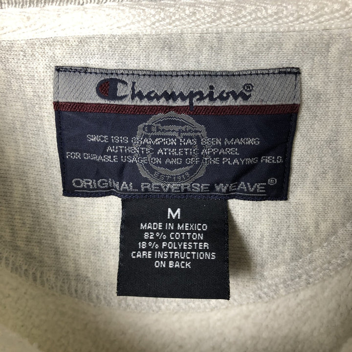 2000'S Champion Original Reverse Weave Cornell College Sweatshirt, Men's Size Medium cotton gray type Vintage Second Hand