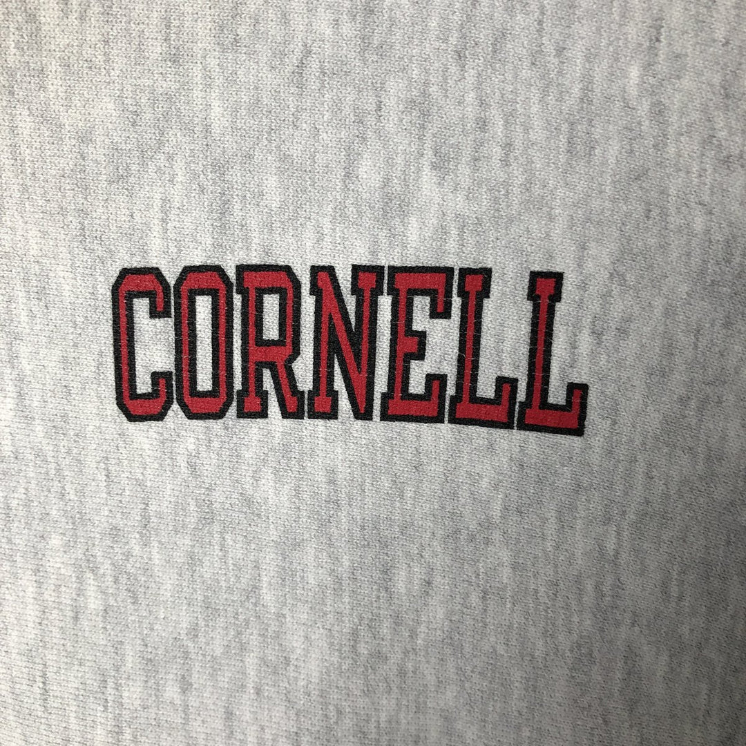 2000'S Champion Original Reverse Weave Cornell College Sweatshirt, Men's Size Medium cotton gray type Vintage Second Hand