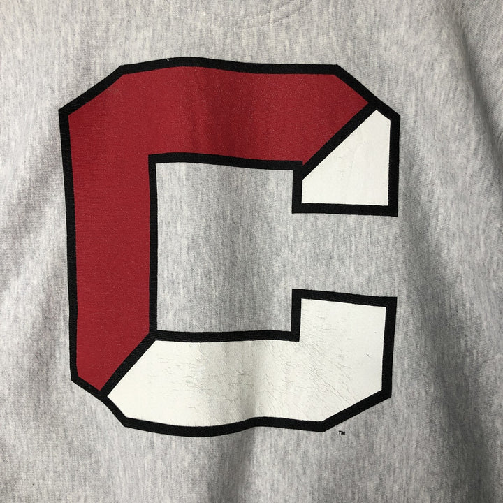 2000'S Champion Original Reverse Weave Cornell College Sweatshirt, Men's Size Medium cotton gray type Vintage Second Hand