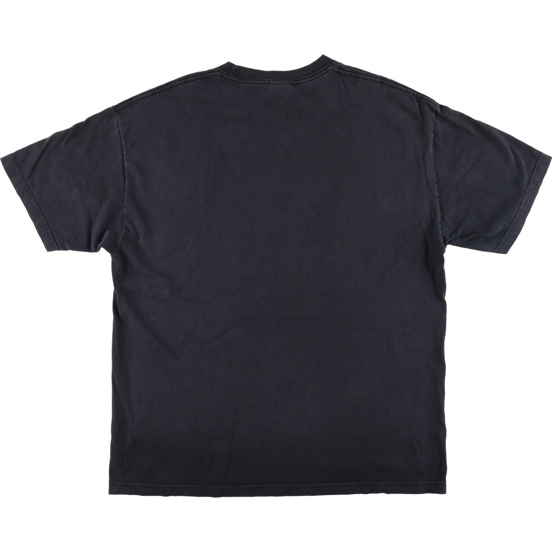 ALSTYLE Message Print T-Shirt Men's XL cotton black type Vintage Second Hand