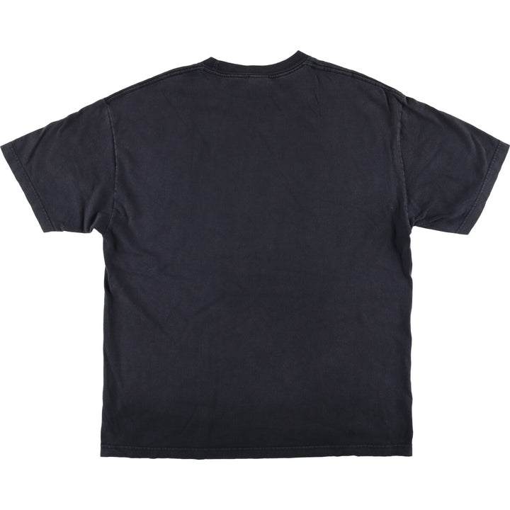 ALSTYLE Message Print T-Shirt Men's XL cotton black type Vintage Second Hand