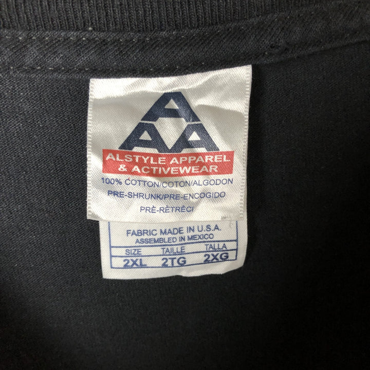 ALSTYLE APPAREL and ACTIVEWEAR PANTERA Snake Print Python Pattern Band T-Shirt, Made in USA, Men's XXL cotton black type Vintage Second Hand