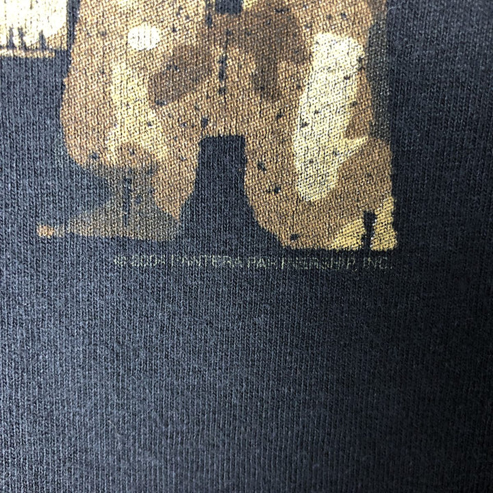 ALSTYLE APPAREL and ACTIVEWEAR PANTERA Snake Print Python Pattern Band T-Shirt, Made in USA, Men's XXL cotton black type Vintage Second Hand