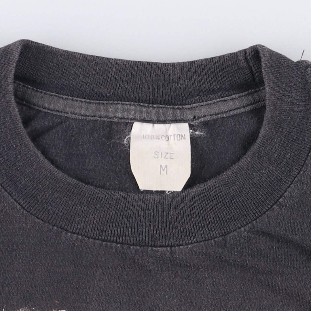 IRON MAIDEN Half Sleeve Band T-Shirt, Men's Medium cotton Charcoal Vintage Second Hand