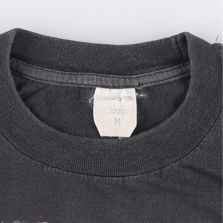 IRON MAIDEN Half Sleeve Band T-Shirt, Men's Medium cotton Charcoal Vintage Second Hand