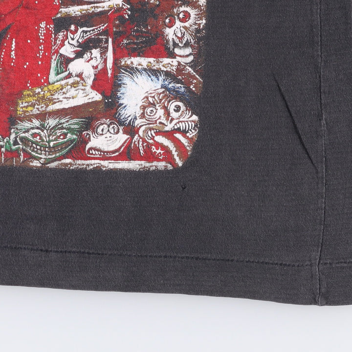 IRON MAIDEN Half Sleeve Band T-Shirt, Men's Medium cotton Charcoal Vintage Second Hand