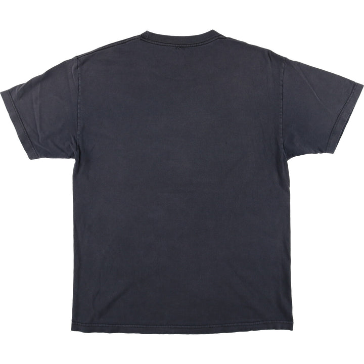 RED HOT CHILI PEPPERS Red Hot Chili Peppers Band T-shirt Band T Men's L size unclear black type Vintage Second Hand