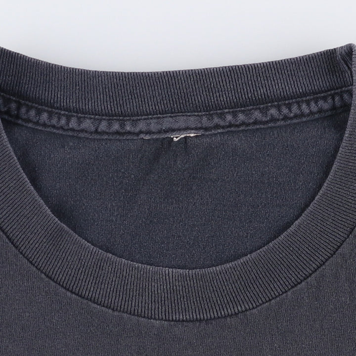 RED HOT CHILI PEPPERS Red Hot Chili Peppers Band T-shirt Band T Men's L size unclear black type Vintage Second Hand