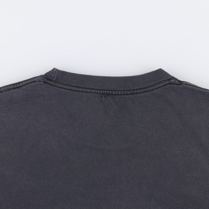 RED HOT CHILI PEPPERS Red Hot Chili Peppers Band T-shirt Band T Men's L size unclear black type Vintage Second Hand