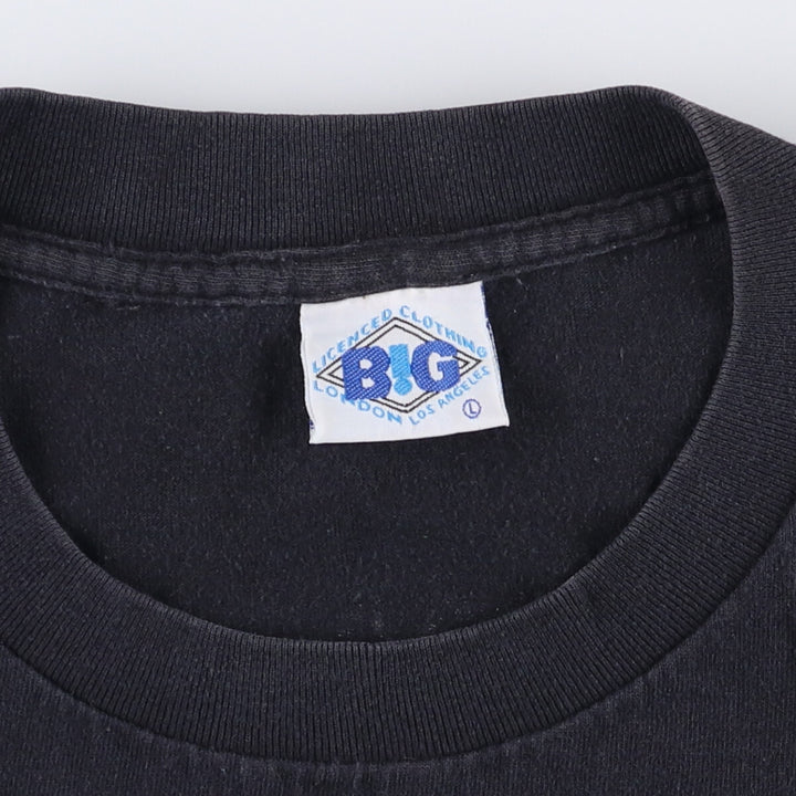 2000'S B!G IRON MAIDEN band T-shirt, men's size L cotton black type Vintage Second Hand