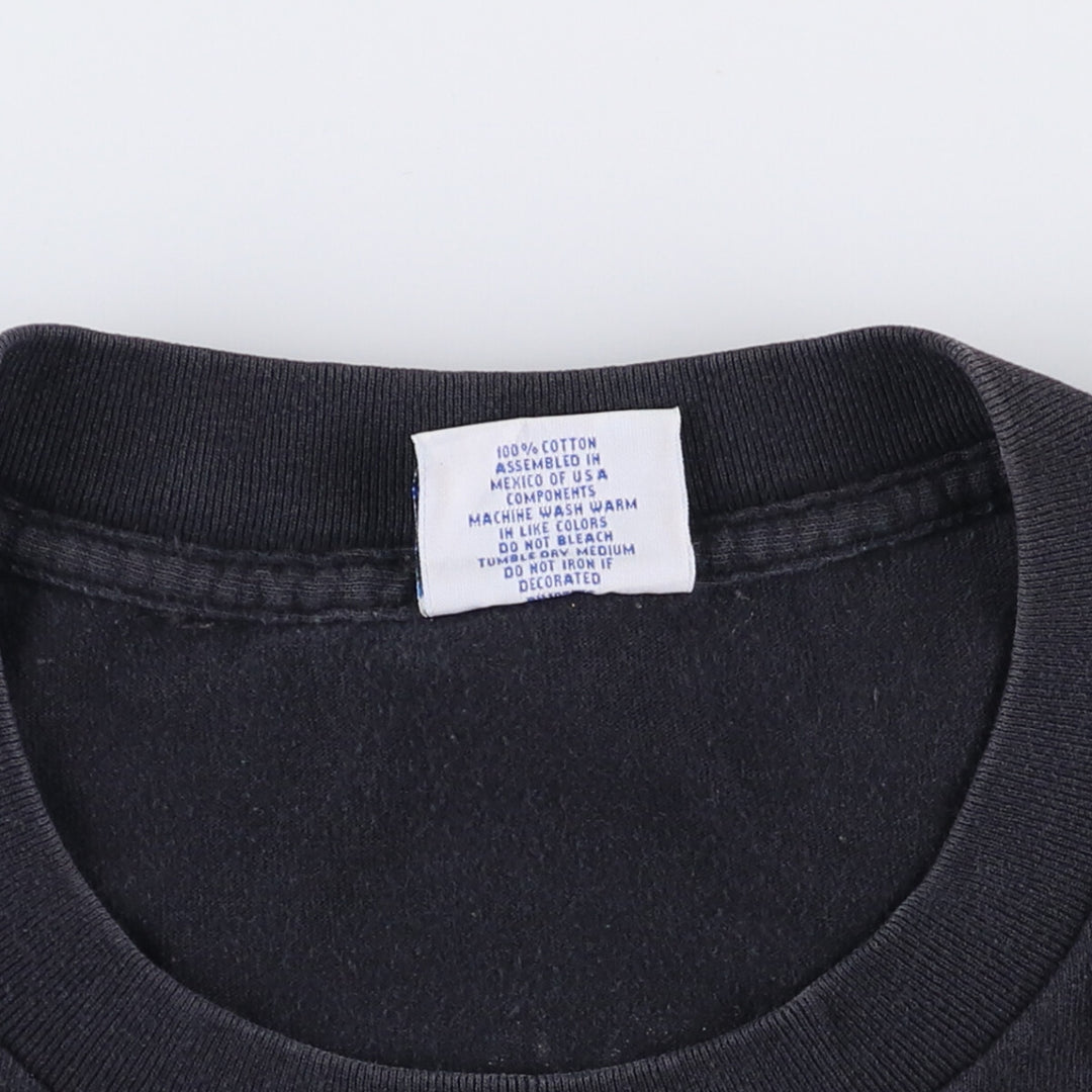 2000'S B!G IRON MAIDEN band T-shirt, men's size L cotton black type Vintage Second Hand