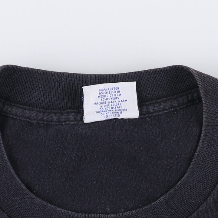 2000'S B!G IRON MAIDEN band T-shirt, men's size L cotton black type Vintage Second Hand