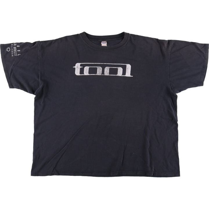 Anvil TOOL Oversized Band T-Shirt, Men's XXXL cotton black type Vintage Second Hand